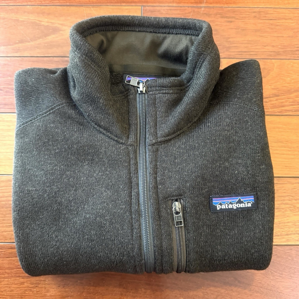 Patagonia Better Sweater Size:XL Men Full Zip Fleece Jacket Pockets Brown - Picture 9 of 13